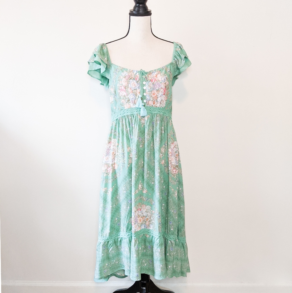 💜NWT Tulle & Batiste Elizza Sundress, Turquoise